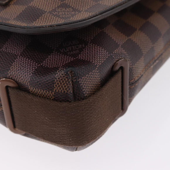 LOUIS VUITTON Damier Ebene Brooklyn PM Shoulder Bag N51210 LV Auth bs37761