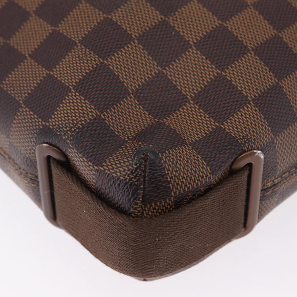 LOUIS VUITTON Damier Ebene Brooklyn PM Shoulder Bag N51210 LV Auth bs37761