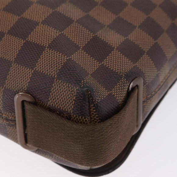 LOUIS VUITTON Damier Ebene Brooklyn PM Shoulder Bag N51210 LV Auth bs37761
