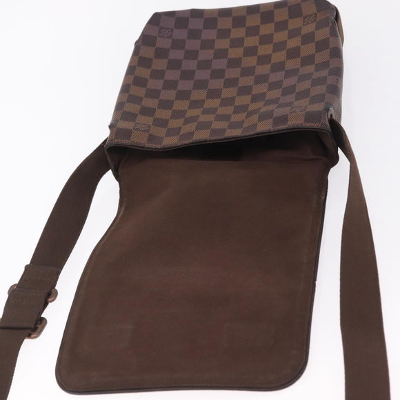 LOUIS VUITTON Damier Ebene Brooklyn PM Shoulder Bag N51210 LV Auth bs37761