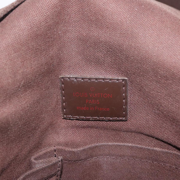 LOUIS VUITTON Damier Ebene Brooklyn PM Shoulder Bag N51210 LV Auth bs37761