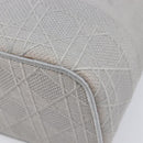 Christian Dior D-Lite Vanity Cosmetic Pouch Canvas Gray Silver Auth bs37762-10