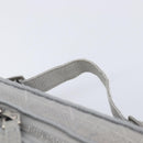 Christian Dior D-Lite Vanity Cosmetic Pouch Canvas Gray Silver Auth bs37762-8
