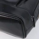 GUCCI Shoulder Bag Patent Black Gold Tone 001 118 1650 Auth bs37764-10