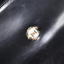 GUCCI Shoulder Bag Patent Black Gold Tone 001 118 1650 Auth bs37764-24