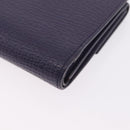 LOEWE Bifold Wallet Leather Purple Auth bs37765-11