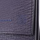 LOEWE Bifold Wallet Leather Purple Auth bs37765-12