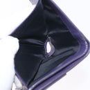 LOEWE Bifold Wallet Leather Purple Auth bs37765-15