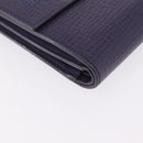 LOEWE Bifold Wallet Leather Purple Auth bs37765-8