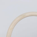 VERSACE Hand Bag Leather 2way White Gold Tone Auth bs37766-9
