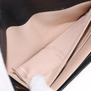 Chloe Indie Long Wallet Leather Black Gold Tone Auth bs37767-19