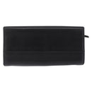 Chloe Indie Long Wallet Leather Black Gold Tone Auth bs37767-3