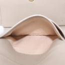 Chloe C Trifold Wallet Leather Beige Gold Tone Auth bs37768A-17