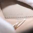 Chloe C Trifold Wallet Leather Beige Gold Tone Auth bs37768A-20