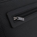 Christian Louboutin Clutch Bag Leather Black Silver Auth bs37769-14