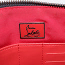 Christian Louboutin Clutch Bag Leather Black Silver Auth bs37769-16