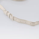 LOUIS VUITTON Taurillon Clemence Monogram Sac Plat White M53265 LV Auth bs37772-10