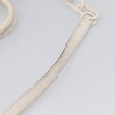 LOUIS VUITTON Taurillon Clemence Monogram Sac Plat White M53265 LV Auth bs37772-11