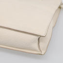 LOUIS VUITTON Taurillon Clemence Monogram Sac Plat White M53265 LV Auth bs37772-15
