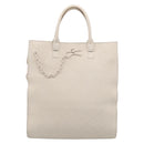 LOUIS VUITTON Taurillon Clemence Monogram Sac Plat White M53265 LV Auth bs37772-2