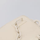 LOUIS VUITTON Taurillon Clemence Monogram Sac Plat White M53265 LV Auth bs37772-27