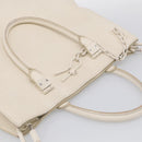 LOUIS VUITTON Taurillon Clemence Monogram Sac Plat White M53265 LV Auth bs37772-6