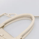 LOUIS VUITTON Taurillon Clemence Monogram Sac Plat White M53265 LV Auth bs37772-8