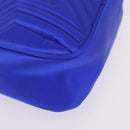 Stella McCartney Stella Star Chain Shoulder Bag Satin Blue Gold Auth bs37773A-11