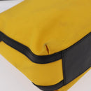 GIVENCHY Shoulder Bag Nylon Yellow Silver Auth bs37783-13