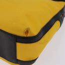 GIVENCHY Shoulder Bag Nylon Yellow Silver Auth bs37783-14