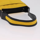 GIVENCHY Shoulder Bag Nylon Yellow Silver Auth bs37783-8