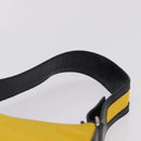 GIVENCHY Shoulder Bag Nylon Yellow Silver Auth bs37783-9