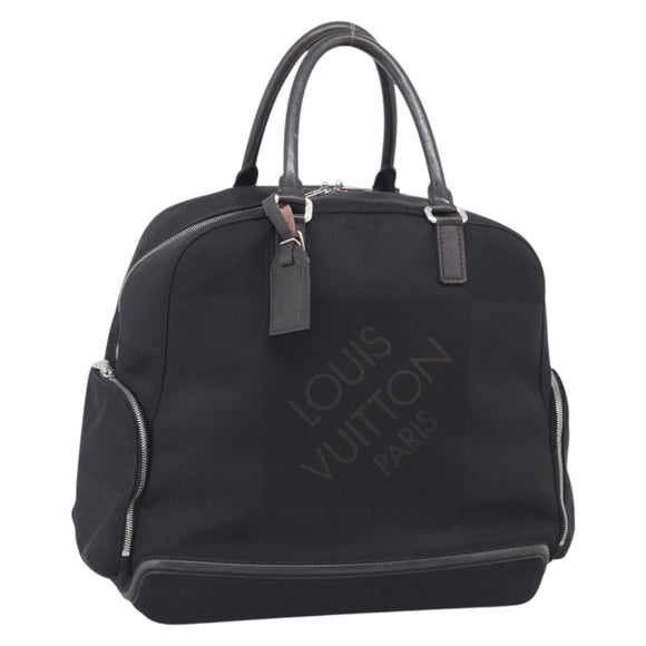 LOUIS VUITTON Damier Geant Avantulier Boston Bag Black M93062 LV Auth bs37787