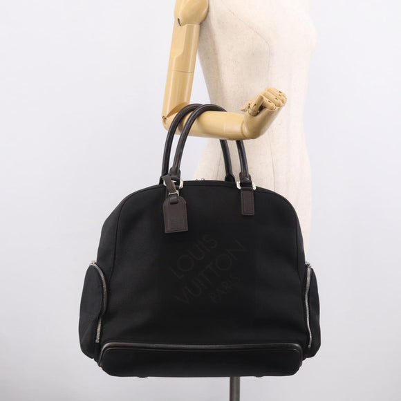 LOUIS VUITTON Damier Geant Avantulier Boston Bag Black M93062 LV Auth bs37787