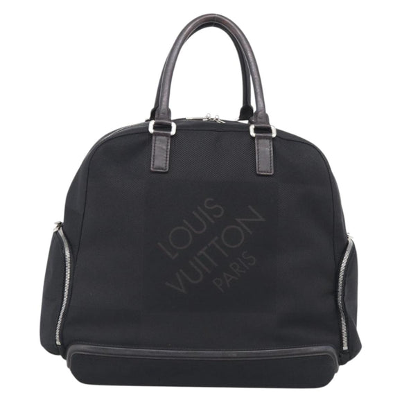 LOUIS VUITTON Damier Geant Avantulier Boston Bag Black M93062 LV Auth bs37787