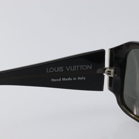 LOUIS VUITTON Sunglasses Plastic Green Silver Z0210E LV Auth bs37788