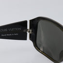 LOUIS VUITTON Sunglasses Plastic Green Silver Z0210E LV Auth bs37788-15