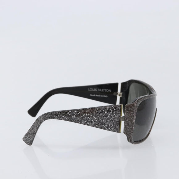 LOUIS VUITTON Sunglasses Plastic Green Silver Z0210E LV Auth bs37788