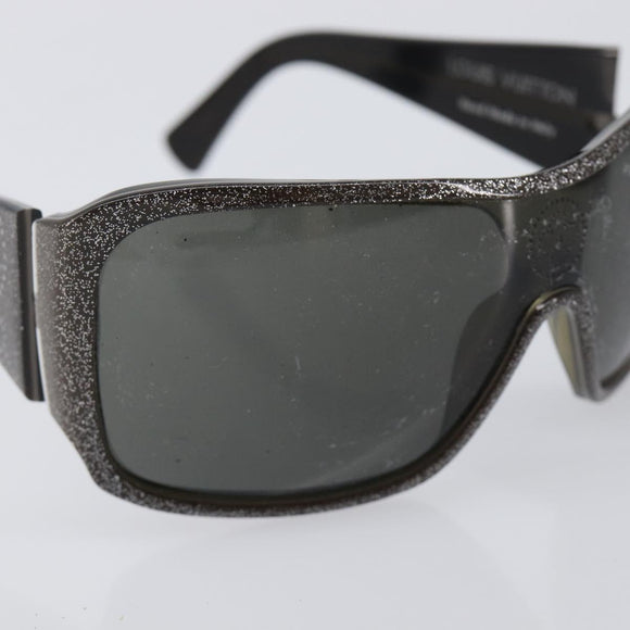 LOUIS VUITTON Sunglasses Plastic Green Silver Z0210E LV Auth bs37788