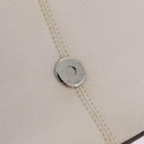 LOEWE Shoulder Bag Canvas White Silver Auth bs37789A-19