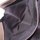 LOEWE Shoulder Bag Canvas White Silver Auth bs37789A-25