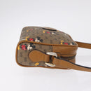 GUCCI x Disney MicroGG Mickey Mouse Shoulder Bag PVC Beige Gold Auth bs37790-4