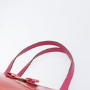 Salvatore Ferragamo Vala Tote Bag Patent Pink Gold Tone Auth bs37792-9