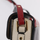 Valentino Shoulder Bag Leather Black Gold Tone Auth bs37798-17