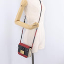 Valentino Shoulder Bag Leather Black Gold Tone Auth bs37798-28