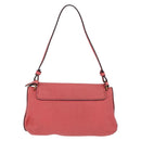Chloe Elsie Shoulder Bag Leather Pink Gold Tone Auth bs37800-3