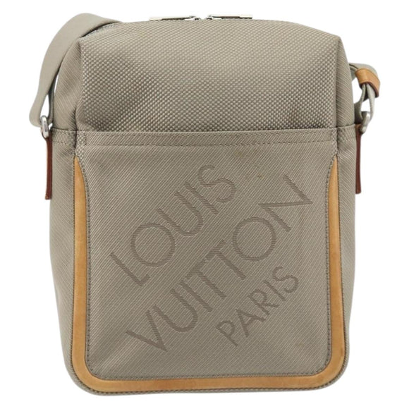 LOUIS VUITTON Damier Geant Sitadan Shoulder Bag Beige M93041 LV Auth bs37801