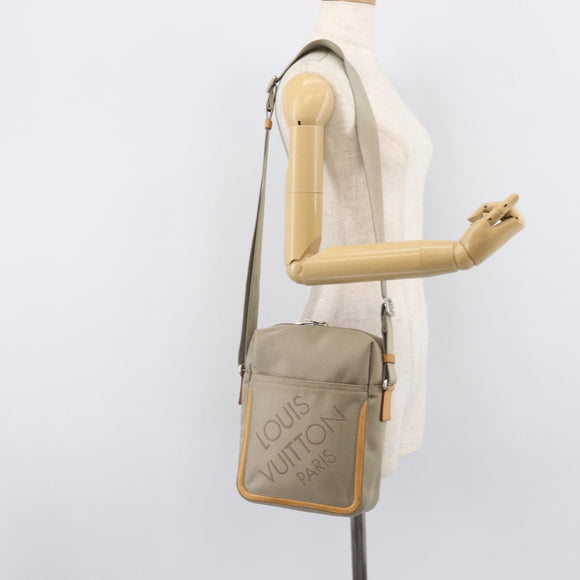 LOUIS VUITTON Damier Geant Sitadan Shoulder Bag Beige M93041 LV Auth bs37801