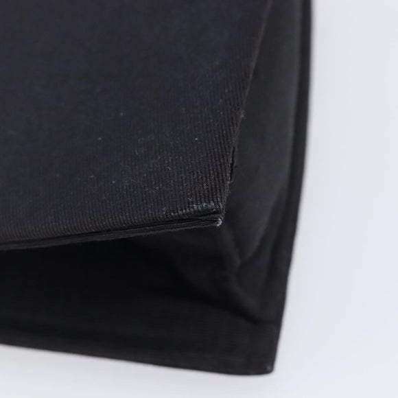 Christian Dior Shoulder Bag Nylon Black Gold Tone Auth bs37802