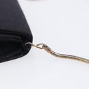 Christian Dior Shoulder Bag Nylon Black Gold Tone Auth bs37802-16